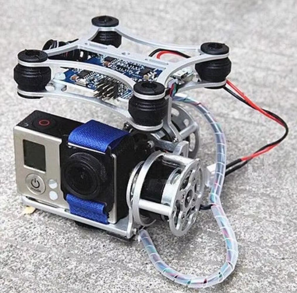 Drone Gimbal 2 Axis - CNC super light aerospace aluminum 2