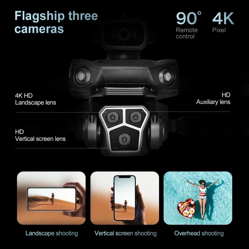 M1S Drone 8K Professional Trip - Drone Gimbal 3 Axis ulasan dan harga