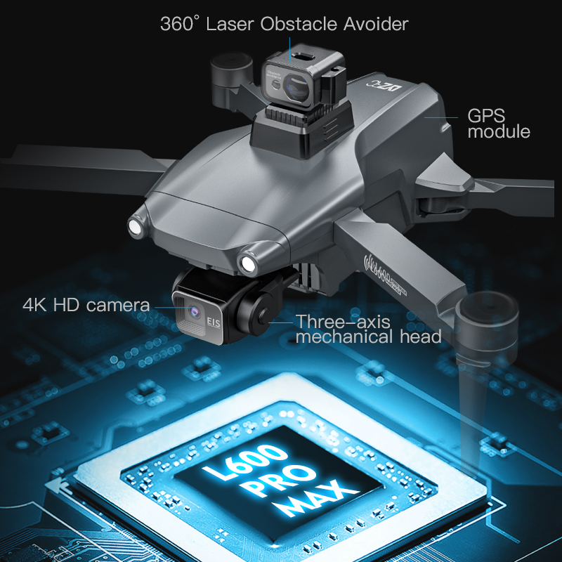 L600 PRO MAX Professional Thre - Drone Gimbal 3 Axis ulasan dan harga