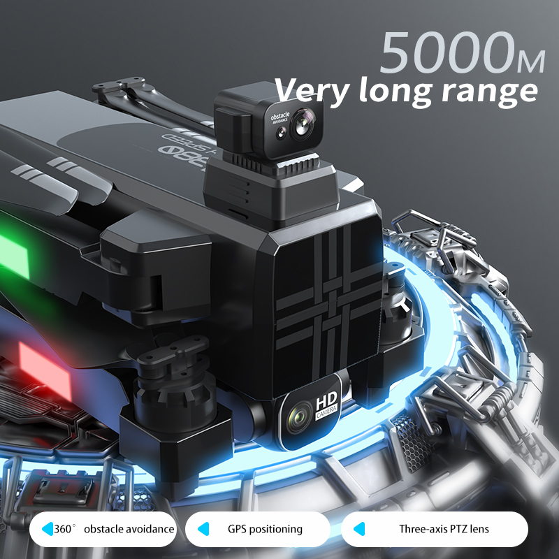 A380 Drone 4K HD Three Axis An - Drone Gimbal Brushless ulasan dan harga