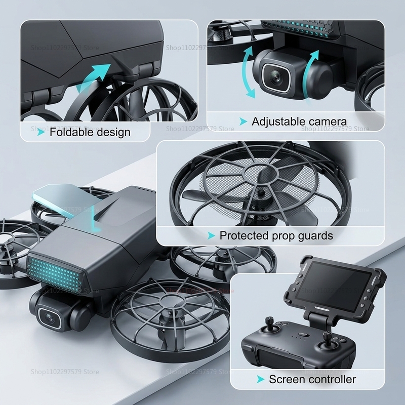 New Drones M8 GPS 8K Professio - Drone Gimbal Brushless ulasan dan harga